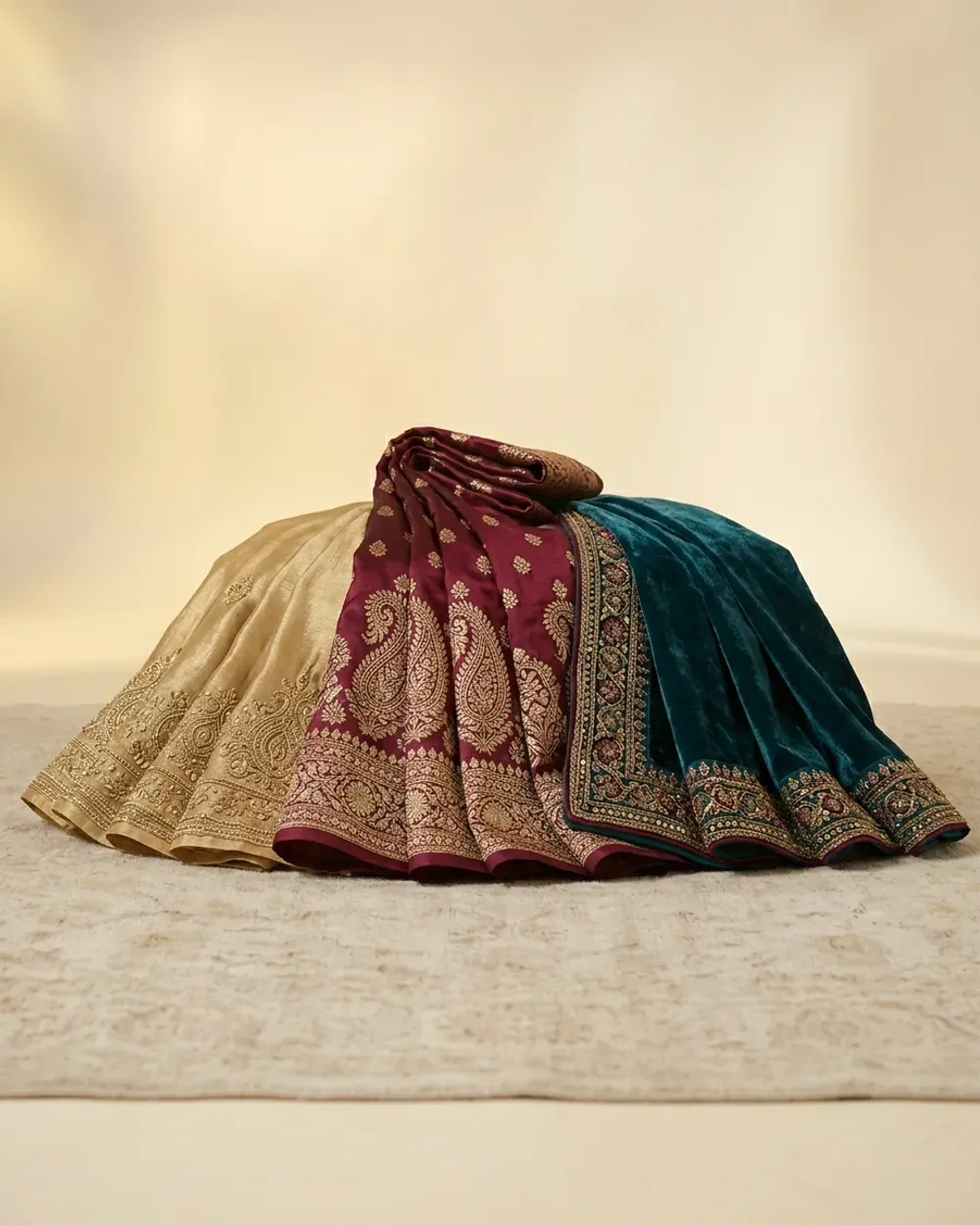 Designer Fabrics at Maansi Sarees & Boutique